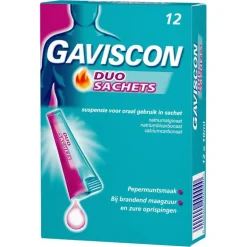Gaviscon DUO Sachet Maagzuurremmers 12 Stuks