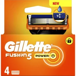 Gillette Fusion5 Power Navulmesjes 4 Stuks