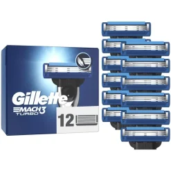 Gillette Mach3 Turbo Navulmesjes 12 Stuks