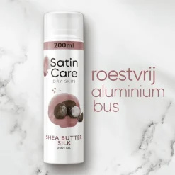 Gillette Satin Care Scheergel Droge Huid 200 ML