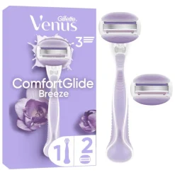 Gillette Venus ComfortGlide Breeze Scheersysteem + 2 Navulmesjes