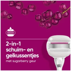 Gillette Venus Comfortglide Sugarberry Scheersysteem 5 Blades + 1 mesje