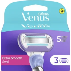 Gillette Venus Deluxe Smooth Swirl Navulmesjes 3 Stuks