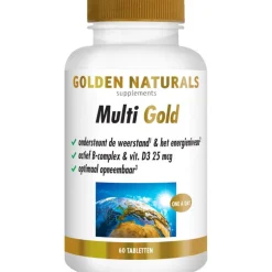 Golden Naturals Multi Gold Tabletten 60 stuks