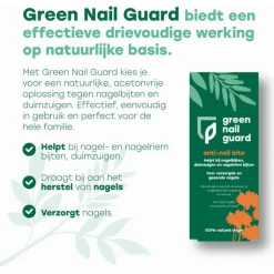 Green nail guard anti-nail bite