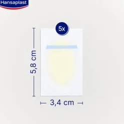 Hansaplast Blarenpleisters Groot 5 Stuks