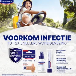 Hansaplast Elastic Finger Strips 16 stuks
