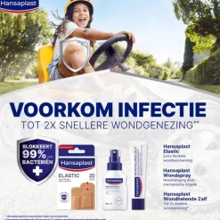 Hansaplast Elastic Waterproof Pleisters 20 Pleisters