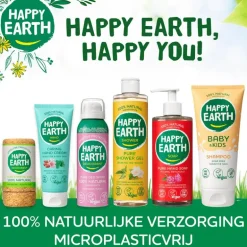 Happy Earth Jasmine Ho Wood 100% Natuurlijke Douchegel 300 ML