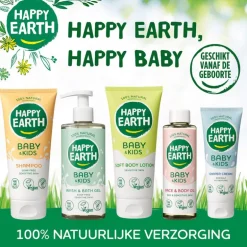 Happy Earth Zeepvrije Was & Badgel Baby & Kids 300 ml
