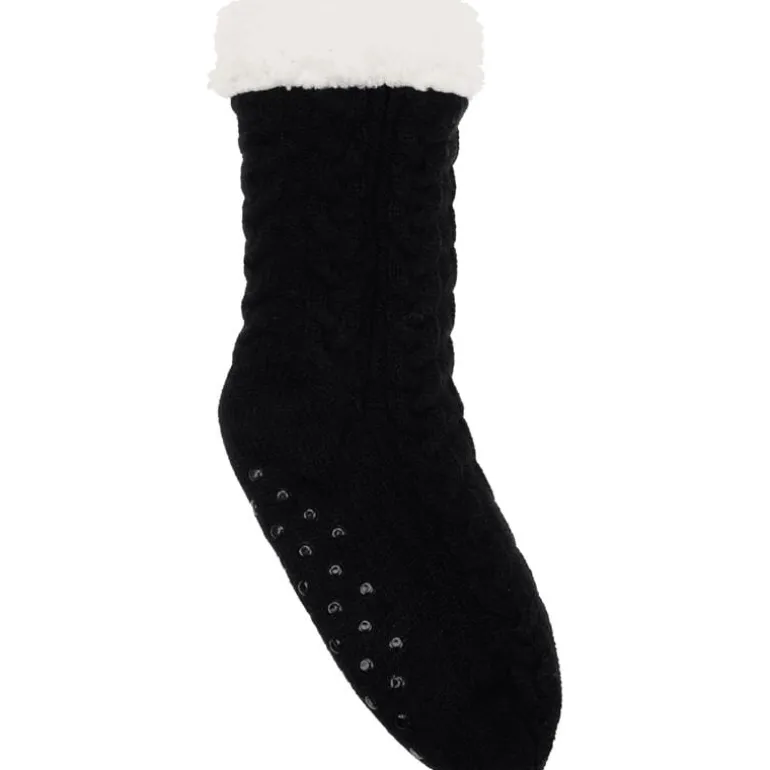 Huissokken zwart one size - 1 paar