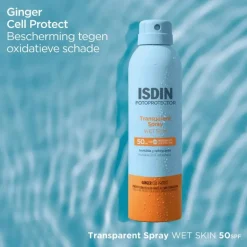 ISDIN Transparent Zonnebrand Spray Wet Skin SPF50 250 ML