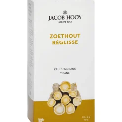 Jacob Hooy Zoethout Thee Zakjes 20 stuks