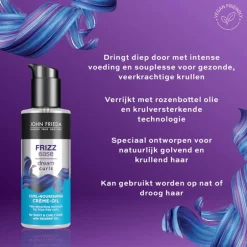 John Frieda Frizz Ease Dream Curls Crème Oil Voor Pluizig Haar 100 ML