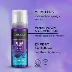 John Frieda Frizz Ease Dream Curls Air Dry Waves Styling Foam 150 ML