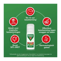 Jungle Formula Anti Muggenroller Maximum 50% DEET 50 ML