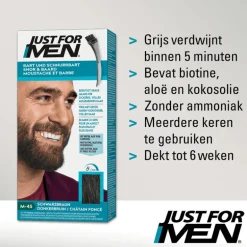 Just For Men Snor & Baard Donkerbruin M45