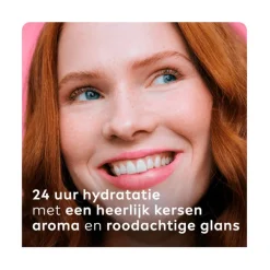 Labello Cherry Shine Lippenbalsem 24u Hydratatie Zachtrood 1 Stuk