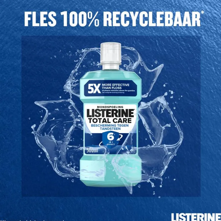 Listerine® Total Care Bescherming Tegen Tandsteen Mondspoeling - 500ML