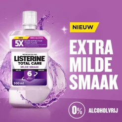 Listerine Total Care Extra Mild Mondwater - 500ML