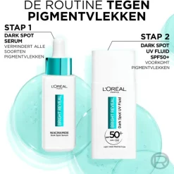 L'Oréal Bright Reveal Dark Spot UV Fluid Moisturizer met SPF50 50ML