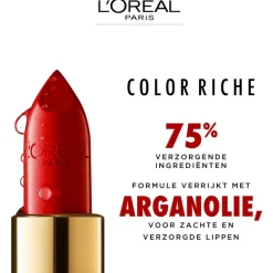 L'Oréal Paris Color Riche Satin 345 Cristal Cerise Lippenstift 4,5 GR