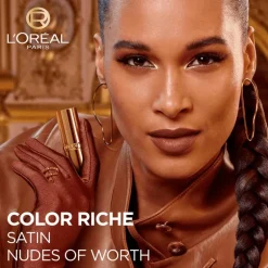 L'Oréal Paris Color Riche Satin 601 Nudes of Worth Lippenstift 4,5 GR