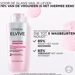 L'Oréal Paris Elvive Glycolic Gloss Shampoo 200 ML