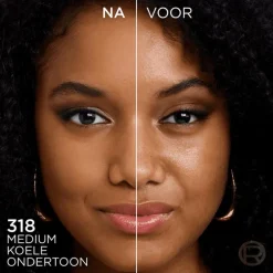 L'Oréal Paris Infaillible Skin Ink Medium Cool 318 Foundation en Concealer in 1