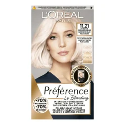 L'Oréal Paris Préférence Le Blonding Permanente Haarverf 11.21 Ultra Licht Parelmoer Asblond