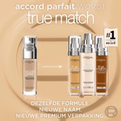 L'Oréal Paris True Match Foundation 6.D/W SPF 16