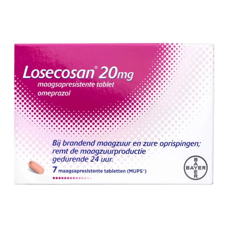 Losecosan maagzuur tabletten 7 st