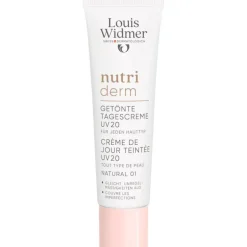 Louis Widmer Nutriderm Getinte Dagverzorging SPF20 Naturel 01 Zonder Parfum 30 ML