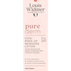 Louis Widmer Purederm Make-up Reiniging Lotion Zonder Parfum 100 ML