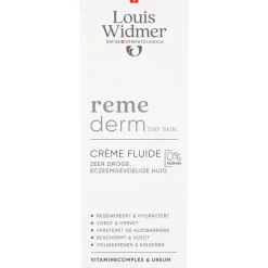 Louis Widmer Remederm Crème Fluide Zonder Parfum 200 ML