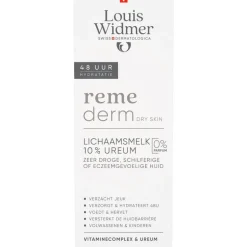Louis Widmer Remederm Lichaamsmelk 10% Ureum Zonder Parfum 200 ML