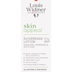 Louis Widmer Skinappeal Zuiverende Lotion Zonder Parfum 150 ML