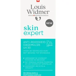 Louis Widmer Skinexpert Anti-Roodheid Dagemulsie UV SPF30 Zonder Parfum 50 ML