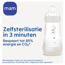 MAM Easy Start Anti-Colic Babyfles Blue 160 ML
