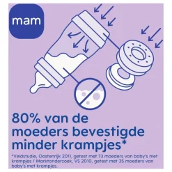 MAM Easy Start Anti-Colic Babyfles Lila 320 ML