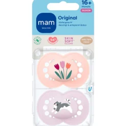 MAM Original Fopspenen 16+ maanden Pink 2 stuks