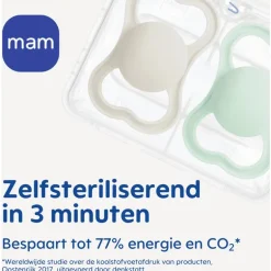MAM Supreme Fopspenen 6-16 maanden Blue 2 stuks