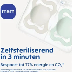 MAM Supreme Fopspenen 0-6 maanden Blue 2 stuks
