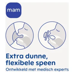 MAM Supreme Fopspenen 0-6 maanden Pink 2 stuks