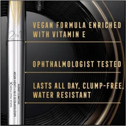 Max Factor Masterpiece 2In1 Lash Wow Mascara 02 Black Brown