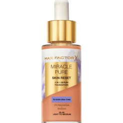 Max Factor Miracle Pure Serum Foundation 60-80 Light To Medium 30 ML