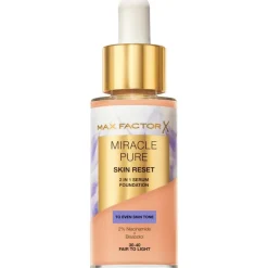 Max Factor Miracle Pure Serum Foundation 30-40 Fair To Light 30 ML