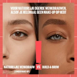 Maybelline New York BUILD A BROW Wenkbrauwpen/fixeergel 255 Soft Brown