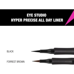 Maybelline New York Hyper Precise All Day Eyeliner 1 Forest Brown