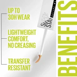 Maybelline New York SuperStay 30H Active Wear Concealer 15 Light 10 ML